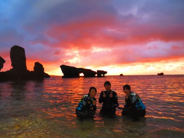 夜光虫＆星空ナイトシュノーケル×3名様