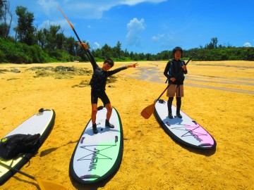 SUP&シュノーケル万座毛の旅×2名様