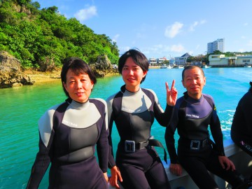 美ら海体験ダイビング×３名様