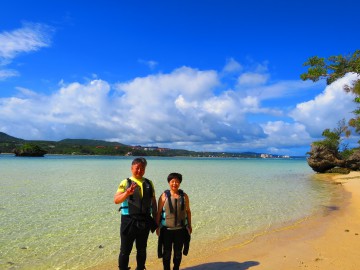 無人島シーカヤック＆サンゴ礁シュノーケル×２名様