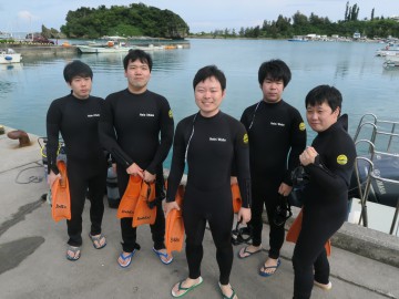 青の洞窟体験ダイビング×５名様