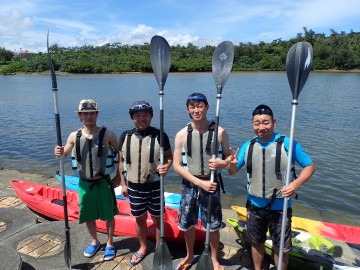 億首川マングローブカヤック×4名様