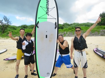 楽園SUP体験クルージング×４名様