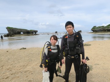 PADI OWライセンス取得コース×２名様