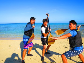 楽園SUP体験クルージング×３名様